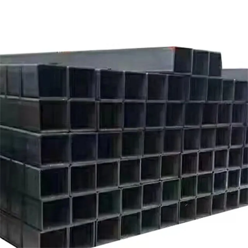 ASTM A500 black steel square and rectangular hollow section 40x40mm carbon square tube